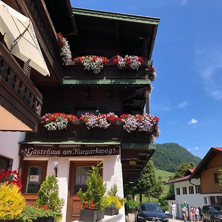 Hotel Gaestehaus Am Kurparkweg Reit im Winkl Exteriér fotografie