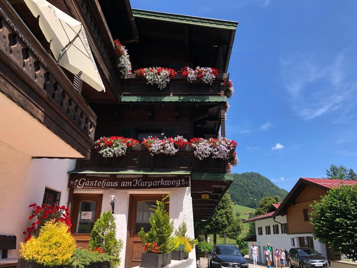 Hotel Gaestehaus Am Kurparkweg Reit im Winkl Exteriér fotografie